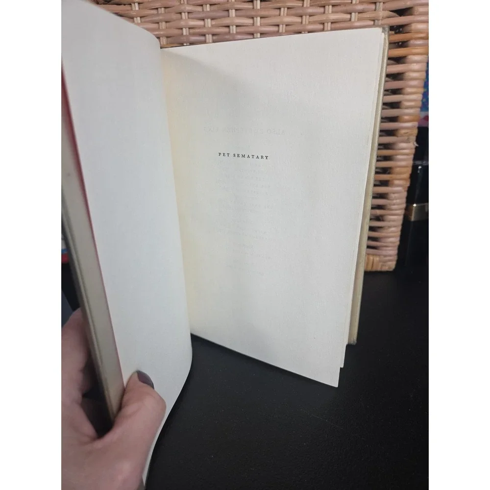 Pet Sematary 1st Edition 1st Printing Stephen King‎